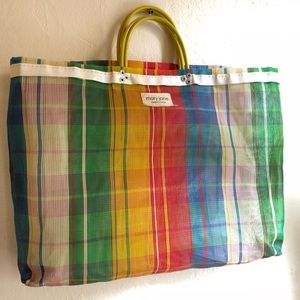 Vintage Plaid Tote